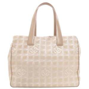 CHANEL Cream Tote Bag